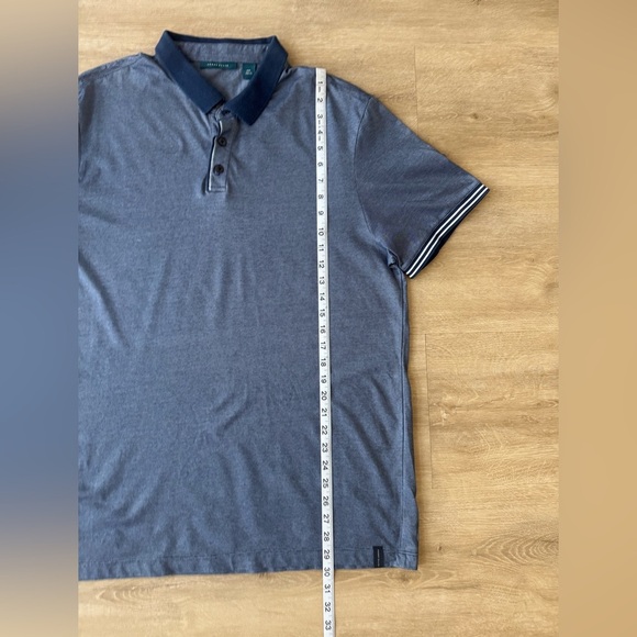 Perry Ellis Blue Polo Collared Shirt Cotton SZ XXL - Picture 2 of 8